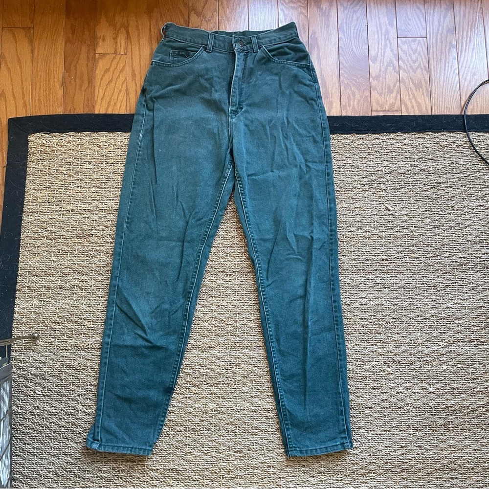 Vintage emerald green Lee jeans